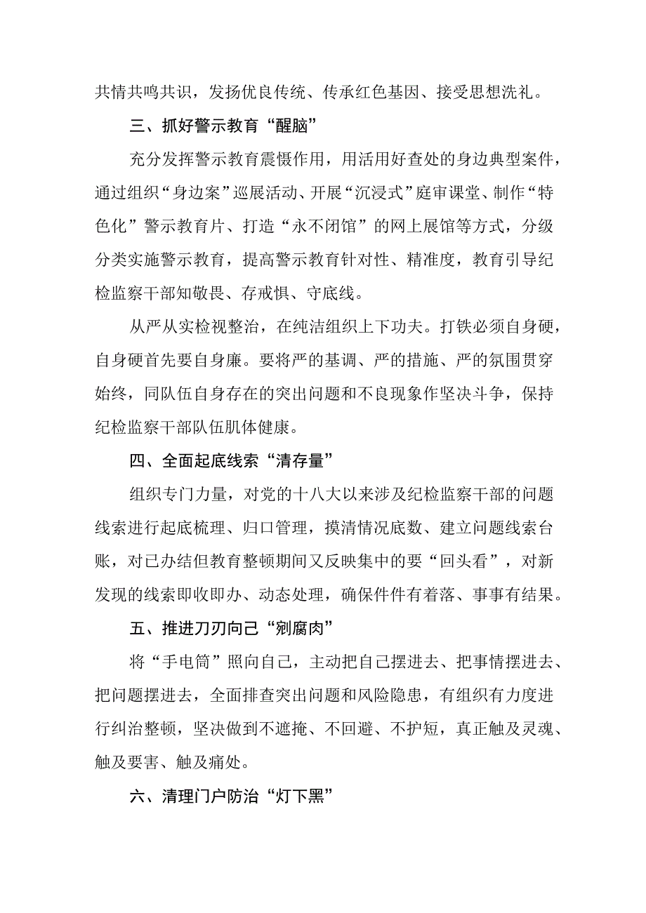 纪检监察干部开展纪检监察干部队伍教育整顿学习心得感悟3篇范本.docx_第2页