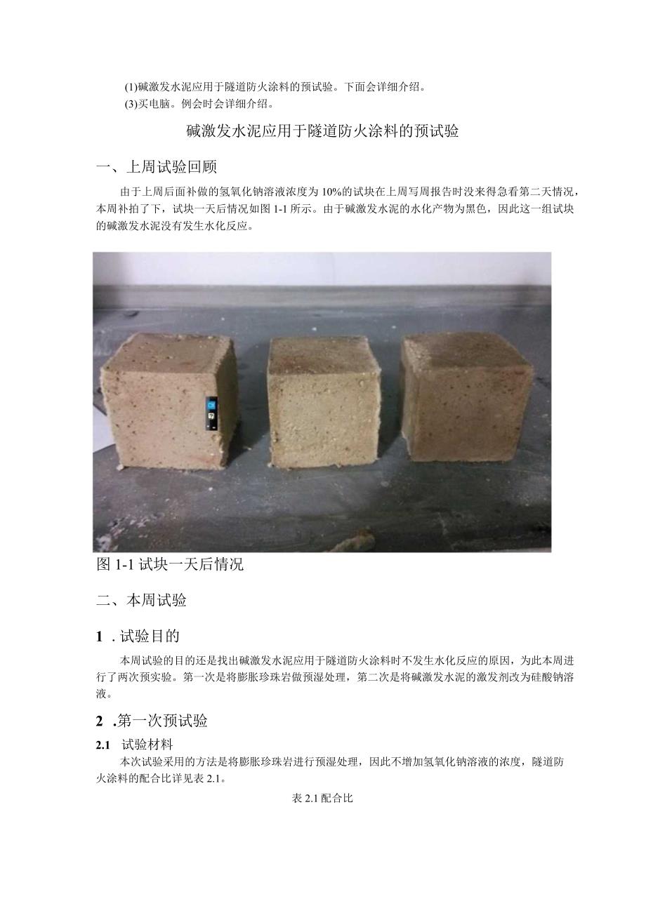 碱激发水泥应用于隧道防火涂料的预试验.docx_第1页