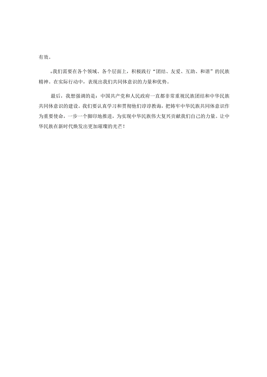 铸牢中华民族共同体意识发言材料.docx_第2页