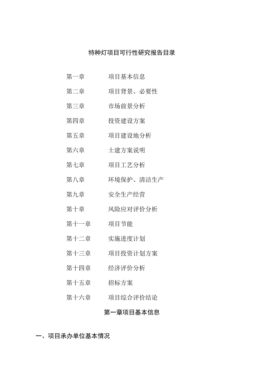 特种灯项目可行性研究报告总投资8000万元33亩.docx_第2页