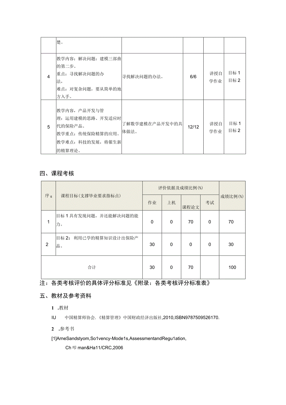 精算管理课程教学大纲.docx_第3页