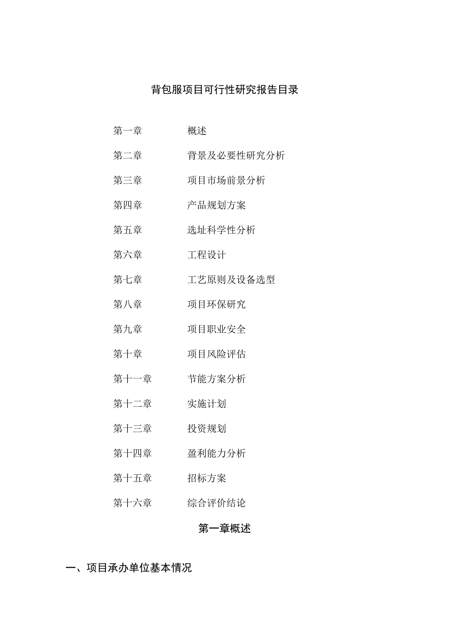 背包服项目可行性研究报告总投资23000万元85亩.docx_第2页