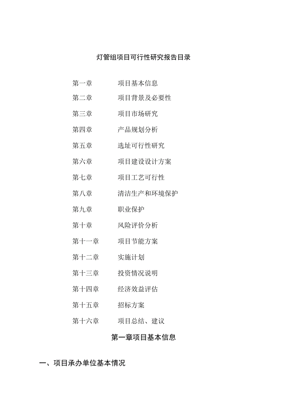 灯管组项目可行性研究报告总投资7000万元36亩.docx_第2页