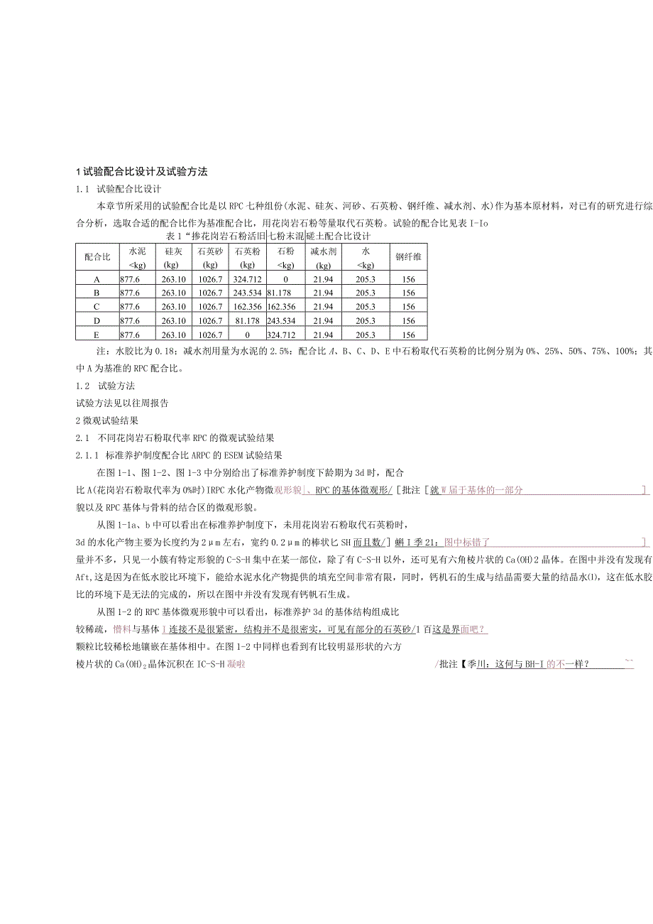 掺花岗岩石粉活性粉末混凝土配合比设计.docx_第1页