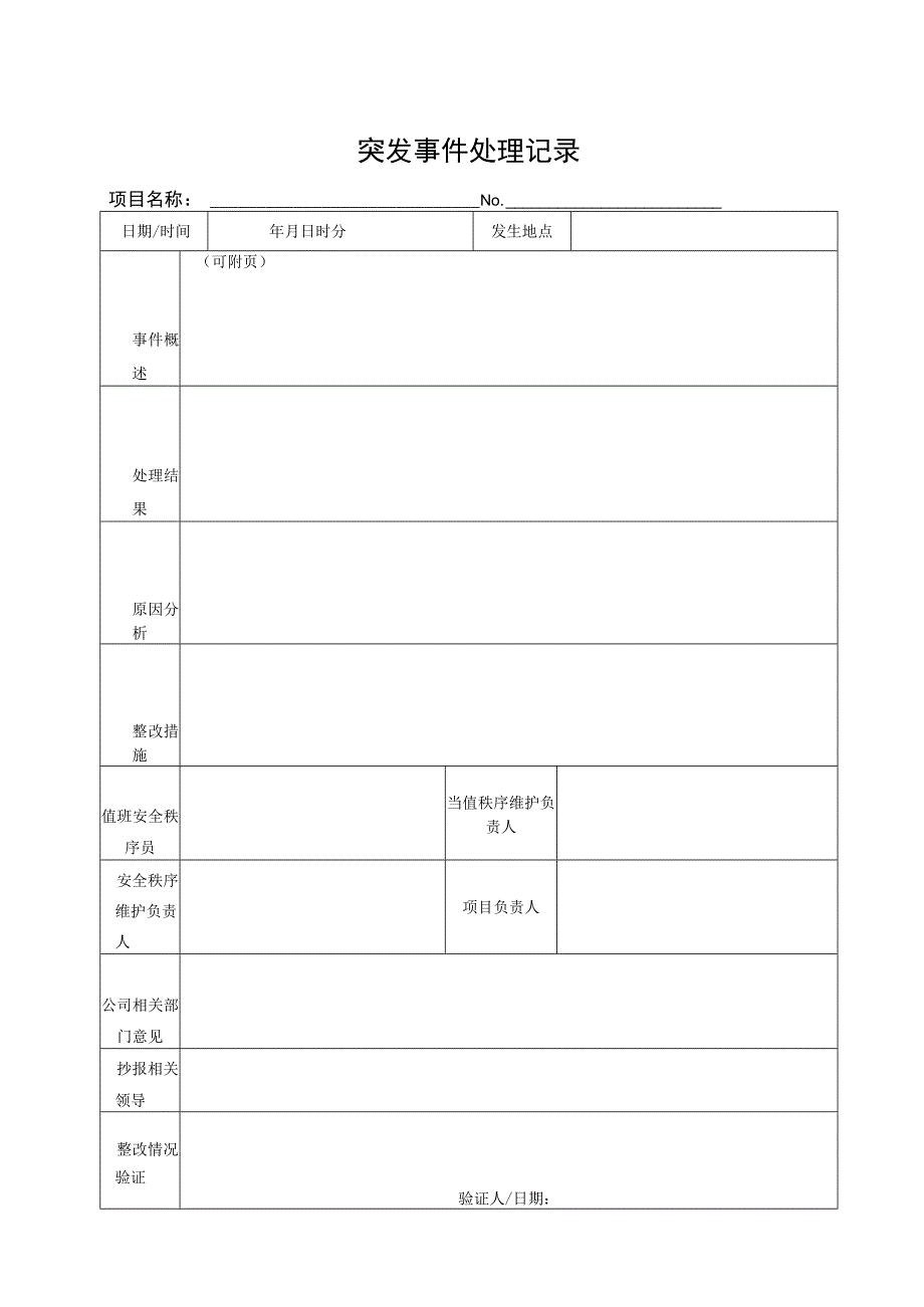 突发事件处理记录.docx_第1页