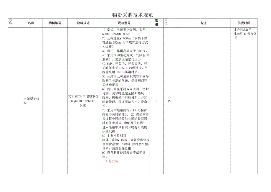 物资采购技术规范.docx_第1页