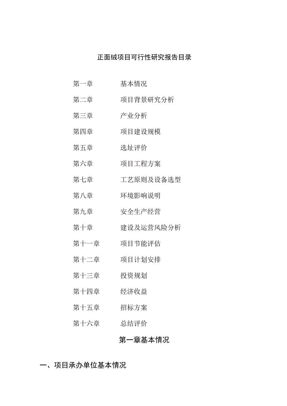 正面绒项目可行性研究报告总投资17000万元66亩.docx_第2页