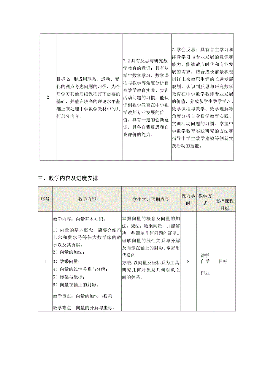 空间解析几何课程教学大纲.docx_第3页