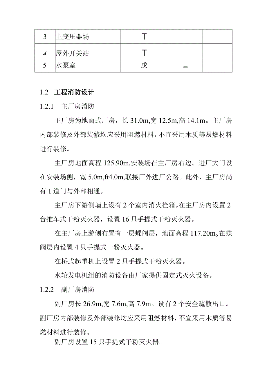 沙滩水电站工程消防设计方案.docx_第3页