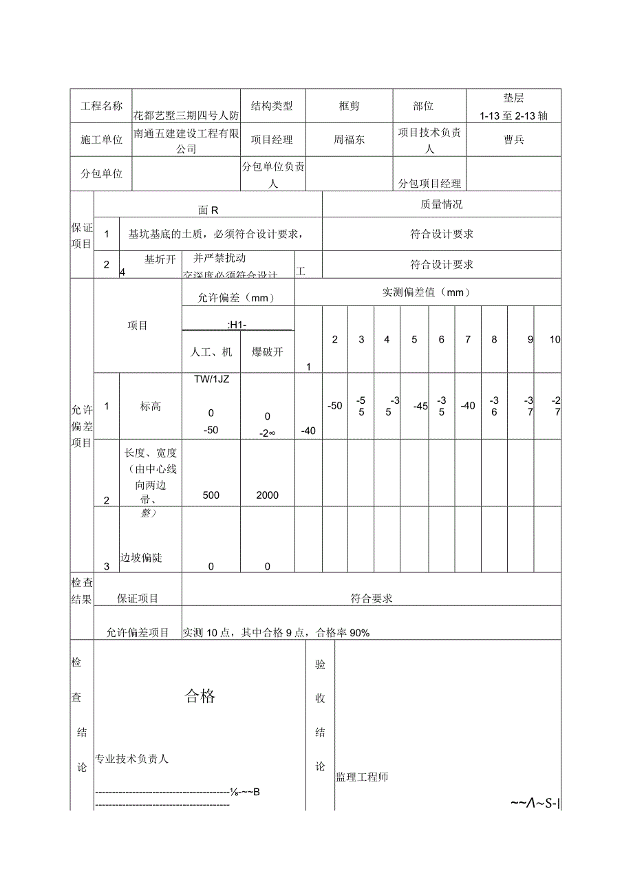 结建人防资料,一分项工程质量验收记录,一结构工程.docx_第2页