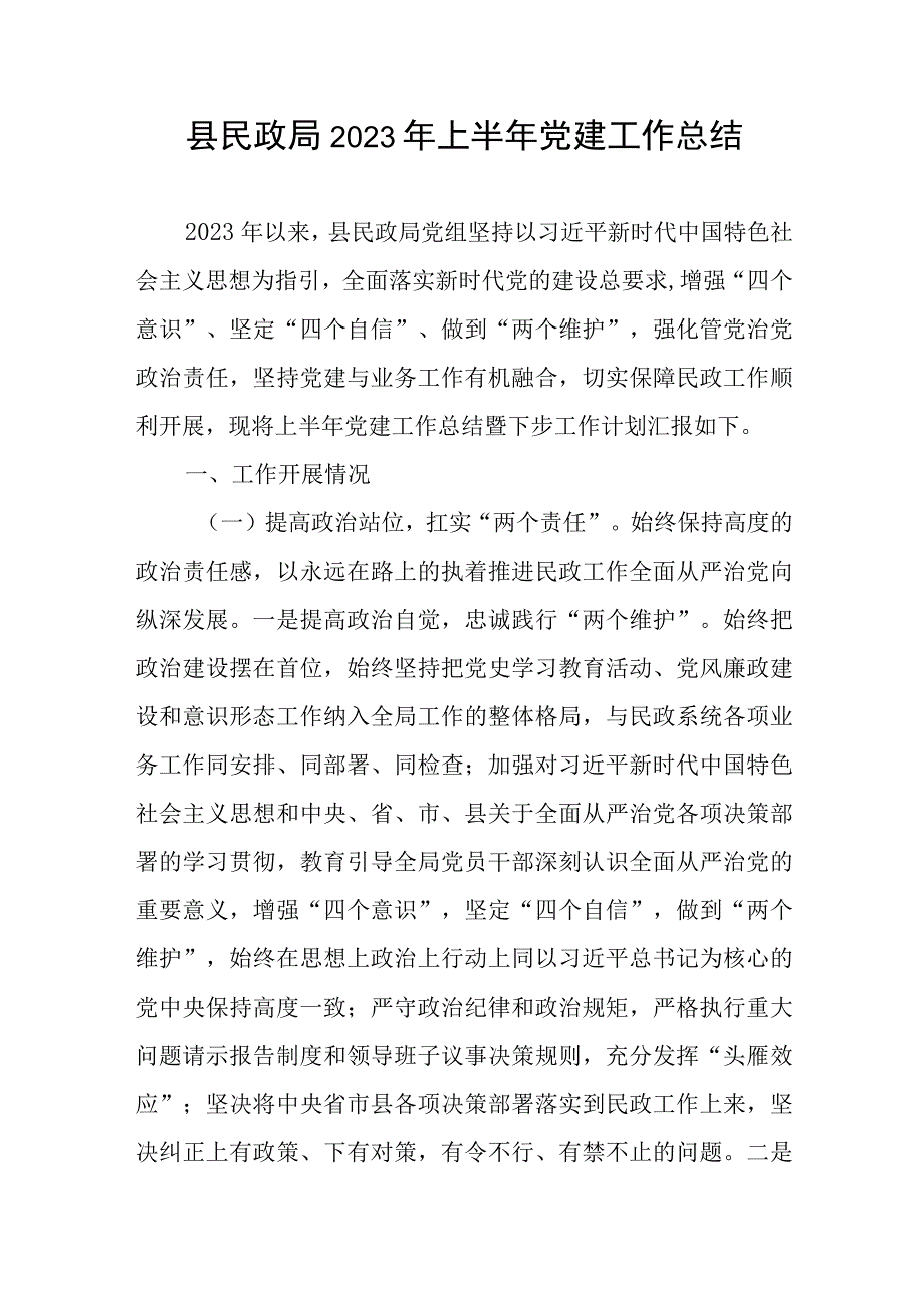 2023上半年党委党支部党建工作总结6篇.docx_第2页