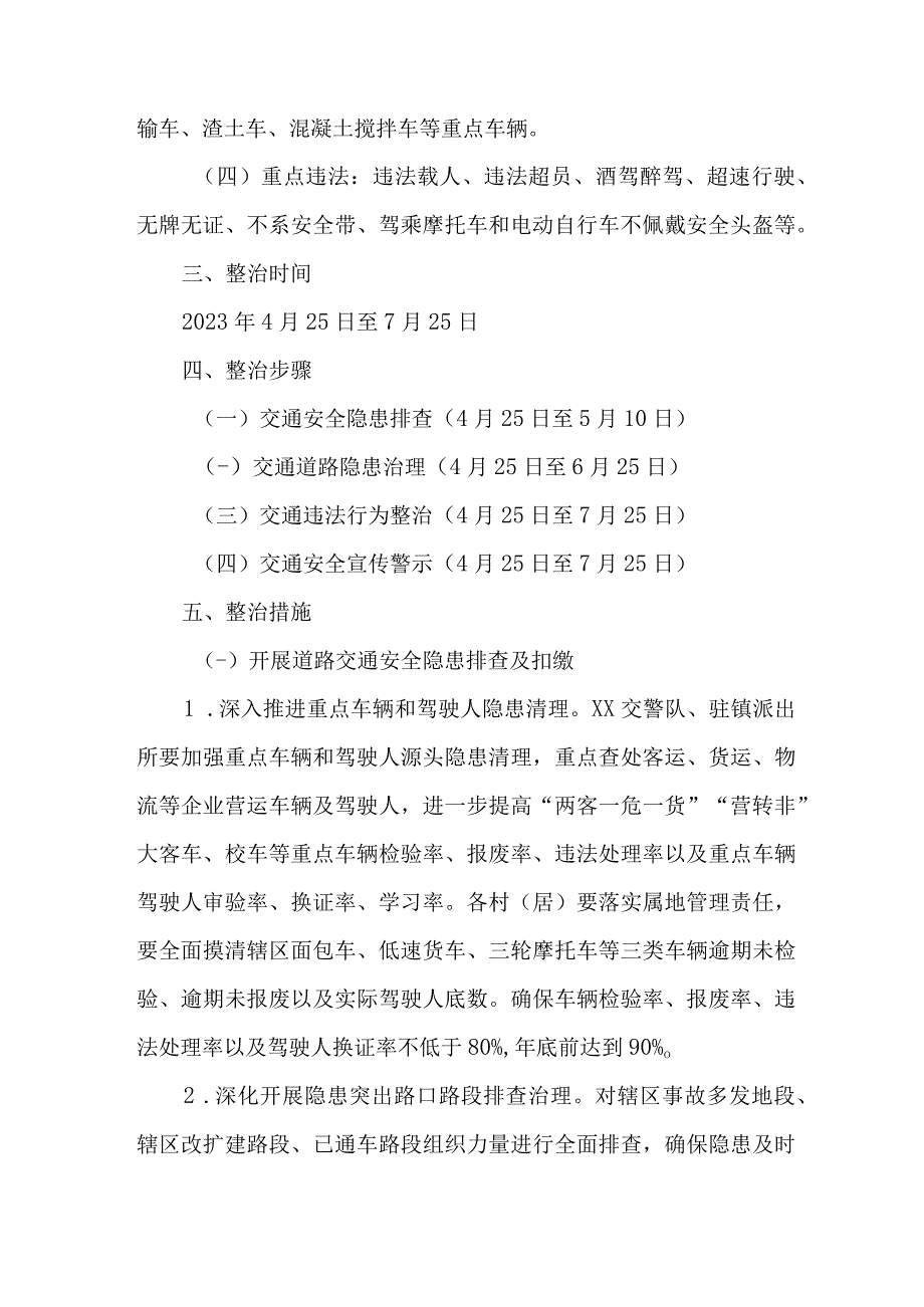 2023年区县运政开展道路交通安全综合整治工作方案 4份.docx_第2页