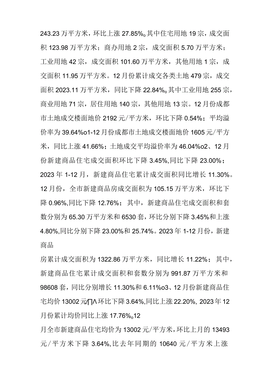 2023年成都房地产市场分析报告.docx_第3页