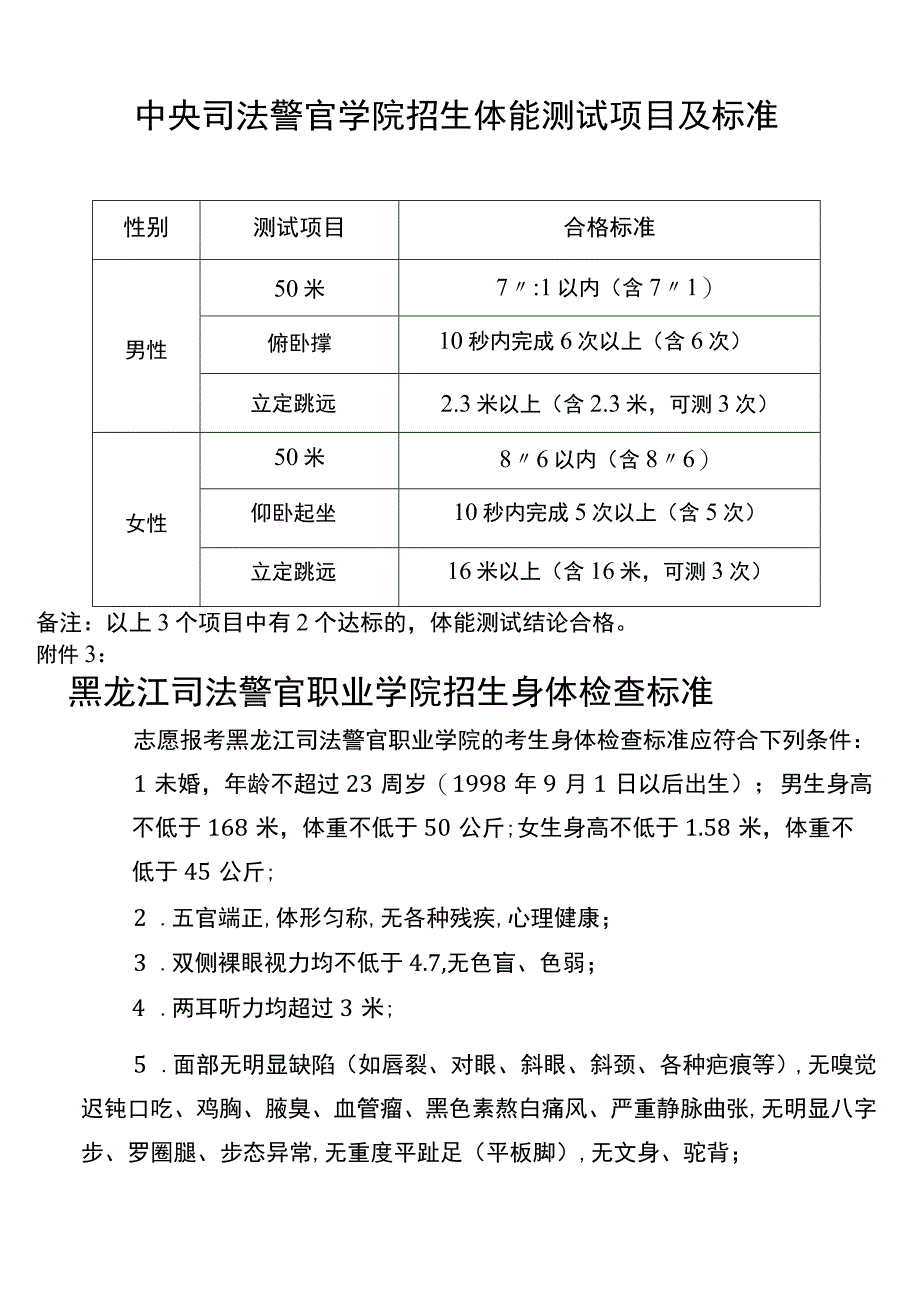 中央司法警官学院招生身体检查标准模板.docx_第2页