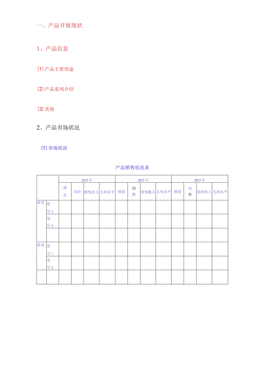 企业产品发展战略研究报告模板.docx_第2页