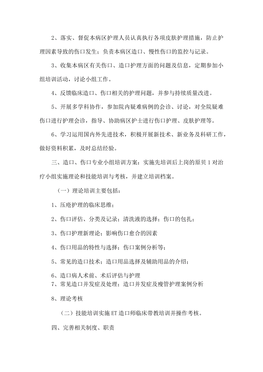 伤口造口小组工作总结精编合集.docx_第2页