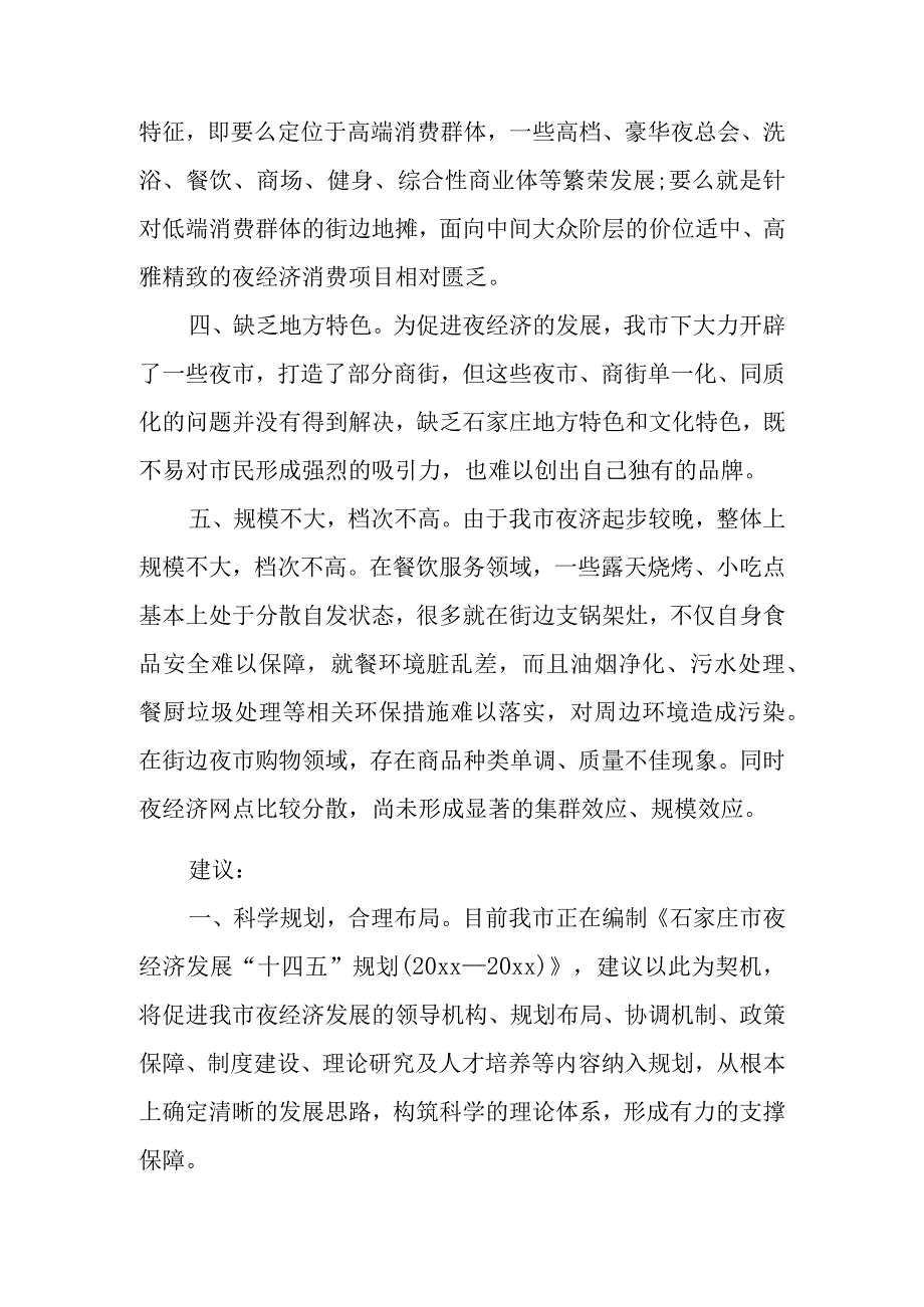 关于加强我市夜经济发展的建议.docx_第2页