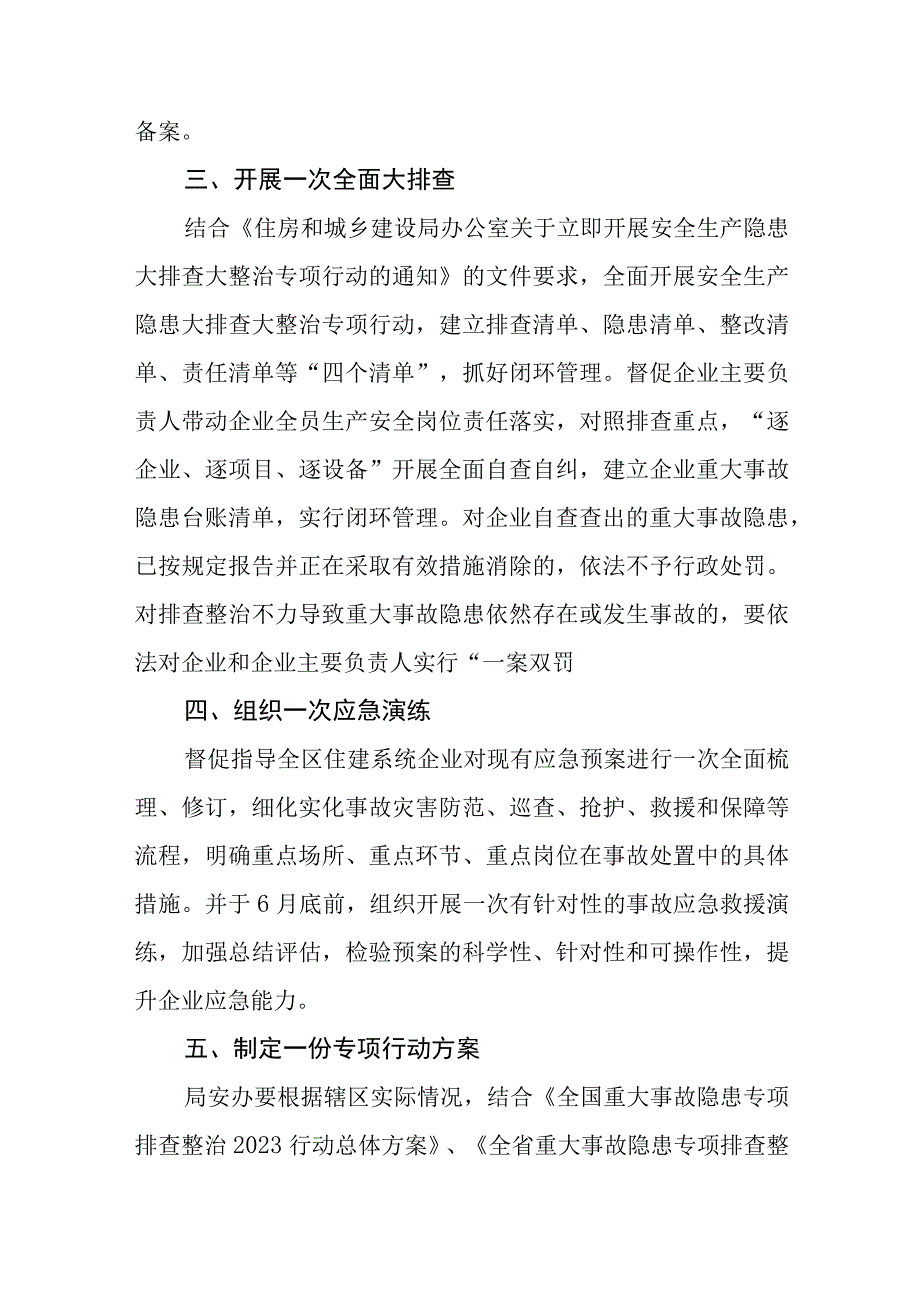 住建局关于贯彻落实全国重大事故隐患专项排查整治2023行动总体方案通用精选五篇.docx_第2页