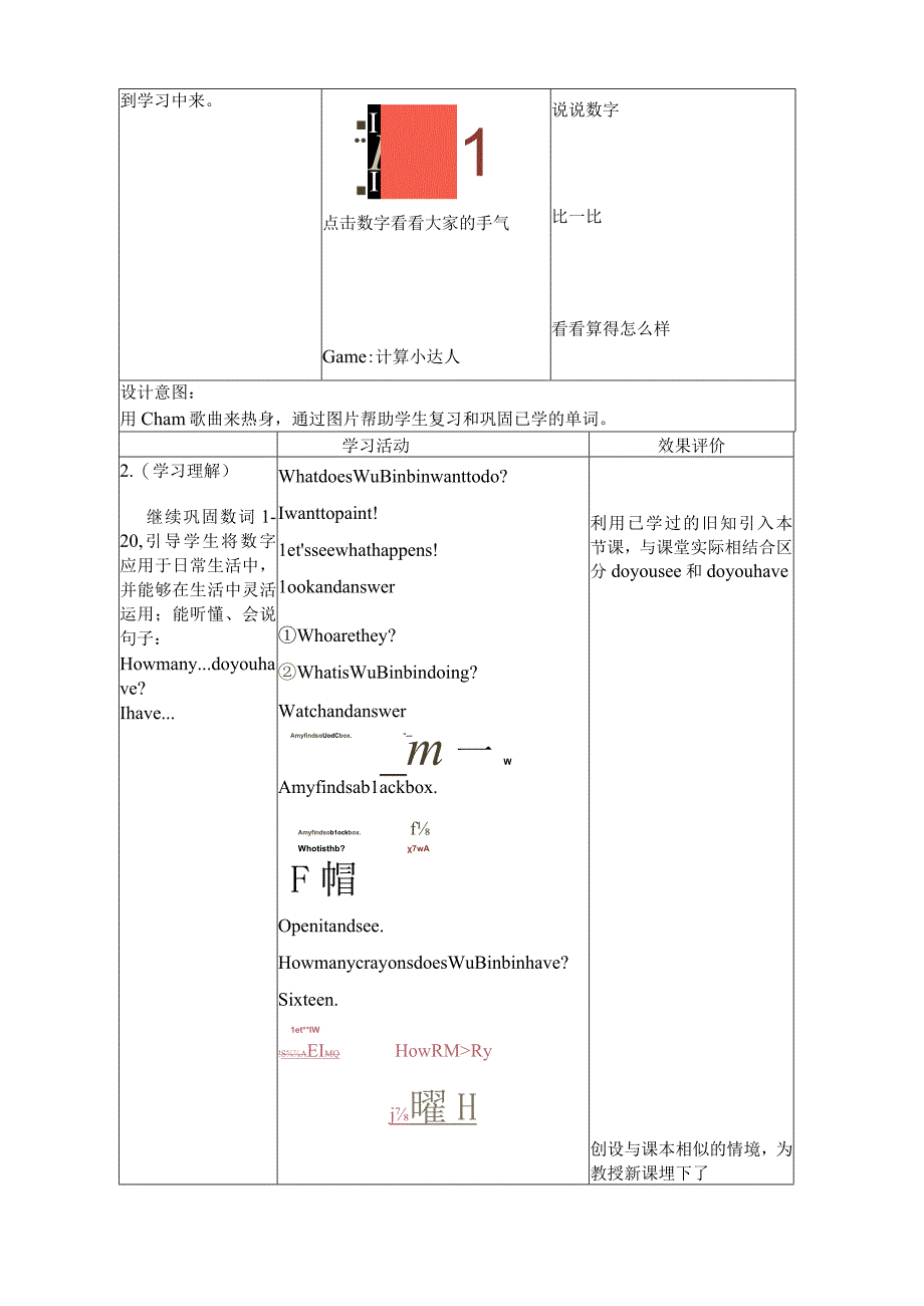 人教PEP三年级下册Unit6 How many B let's talk单元整体分析.docx_第2页