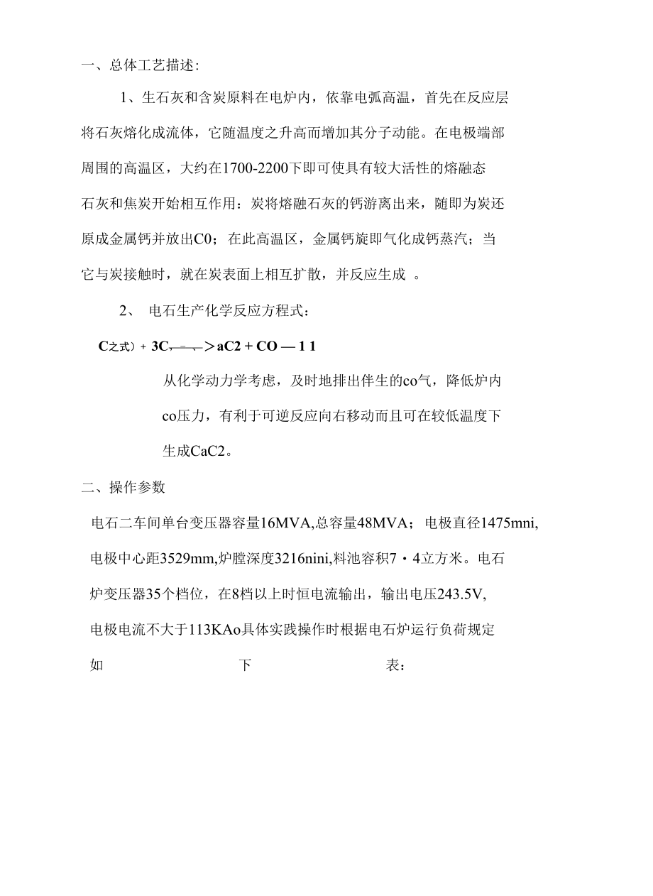 电石中控岗位操作规程.docx_第2页