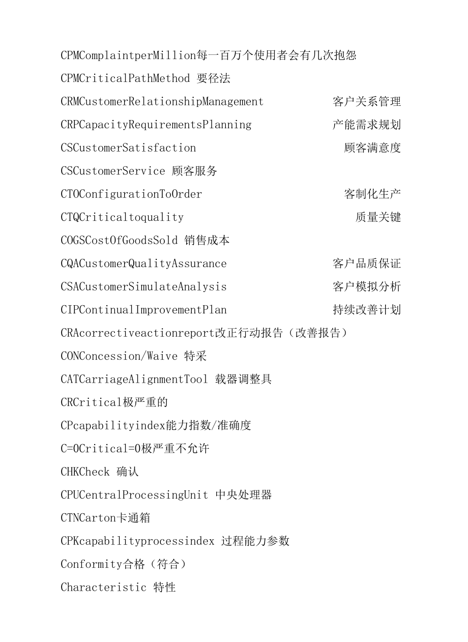 质量管理常用缩写-很全很实用！.docx_第2页