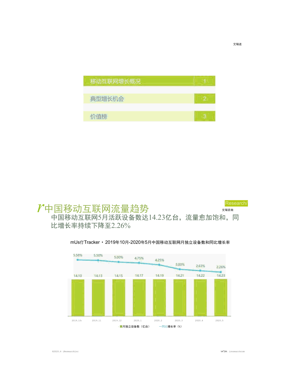 2020年中国移动互联网流量月度分析报告.docx_第3页