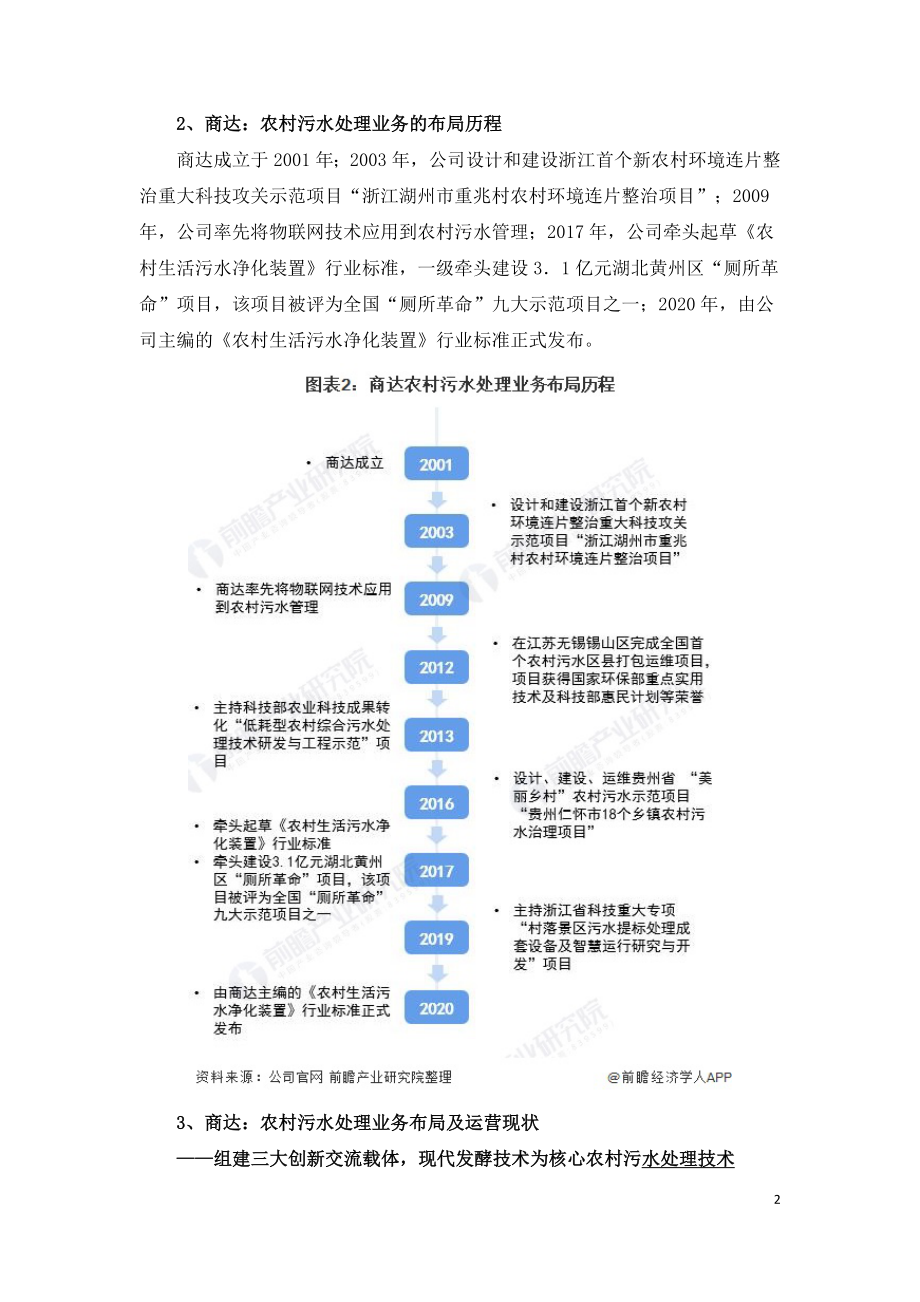 2021年中国农村污水处理行业龙头企业研究报告.doc_第2页