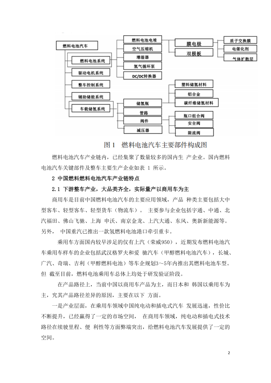 中国氢燃料电池汽车产业链分析.doc_第2页