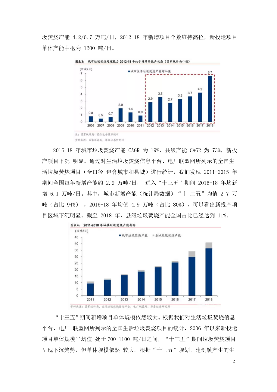 垃圾焚烧发电行业“十三五”市场规模和“十四五”发展趋势.doc_第2页