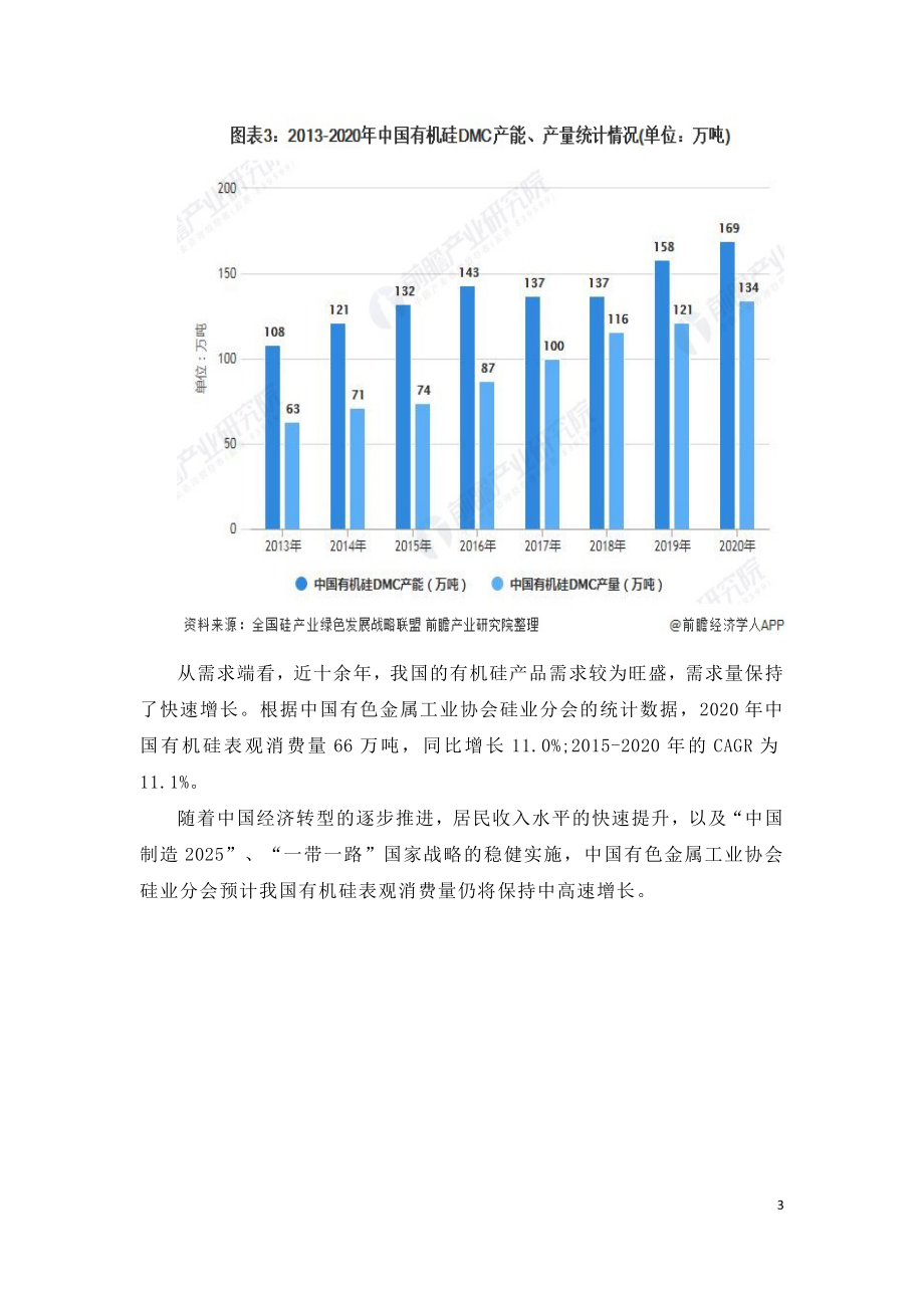 2021年中国有机硅行业市场研究报告.doc_第3页