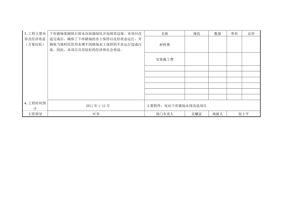 XXXX电站下库碴场水保改造项目建议书和可行性研究报告.doc_第2页