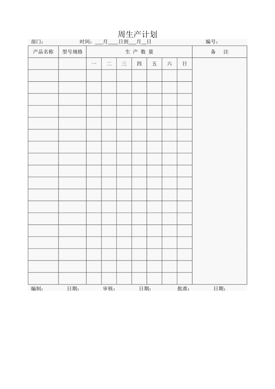 周生产计划.docx_第1页