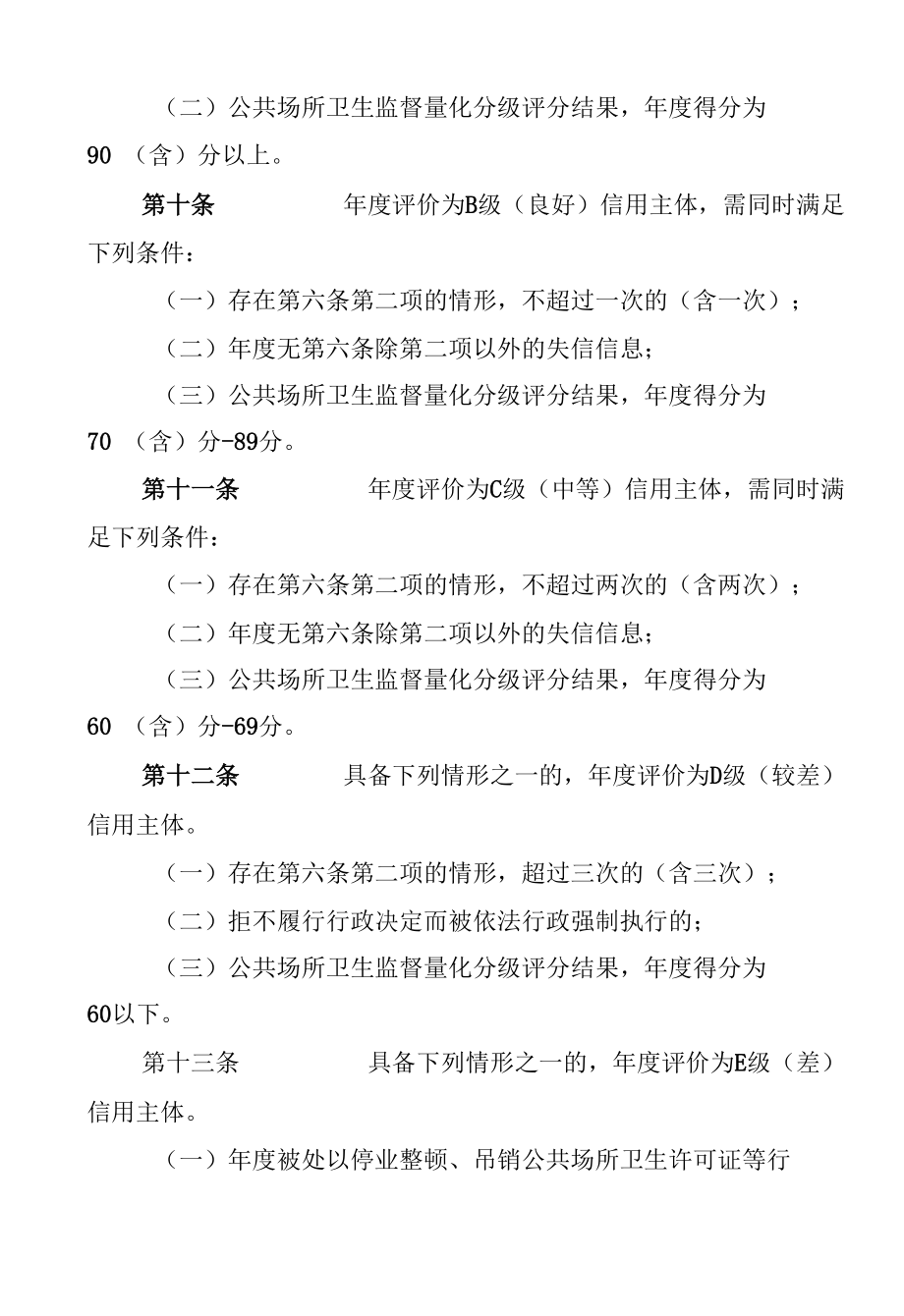 天津市公共场所卫生信用分类监管办法（试行）.docx_第3页