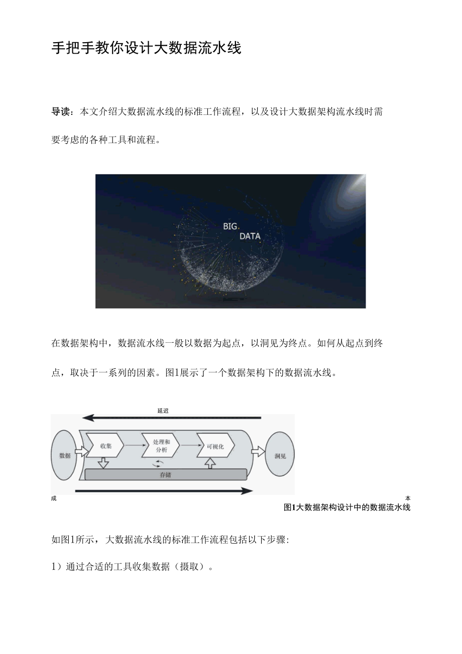 手把手教你设计大数据流水线.docx_第1页