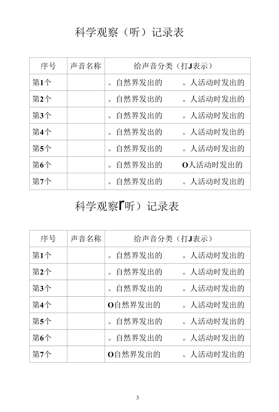 教学设计《四年级上册科学教案1.1听听声音教科版》精编完整版.docx_第3页