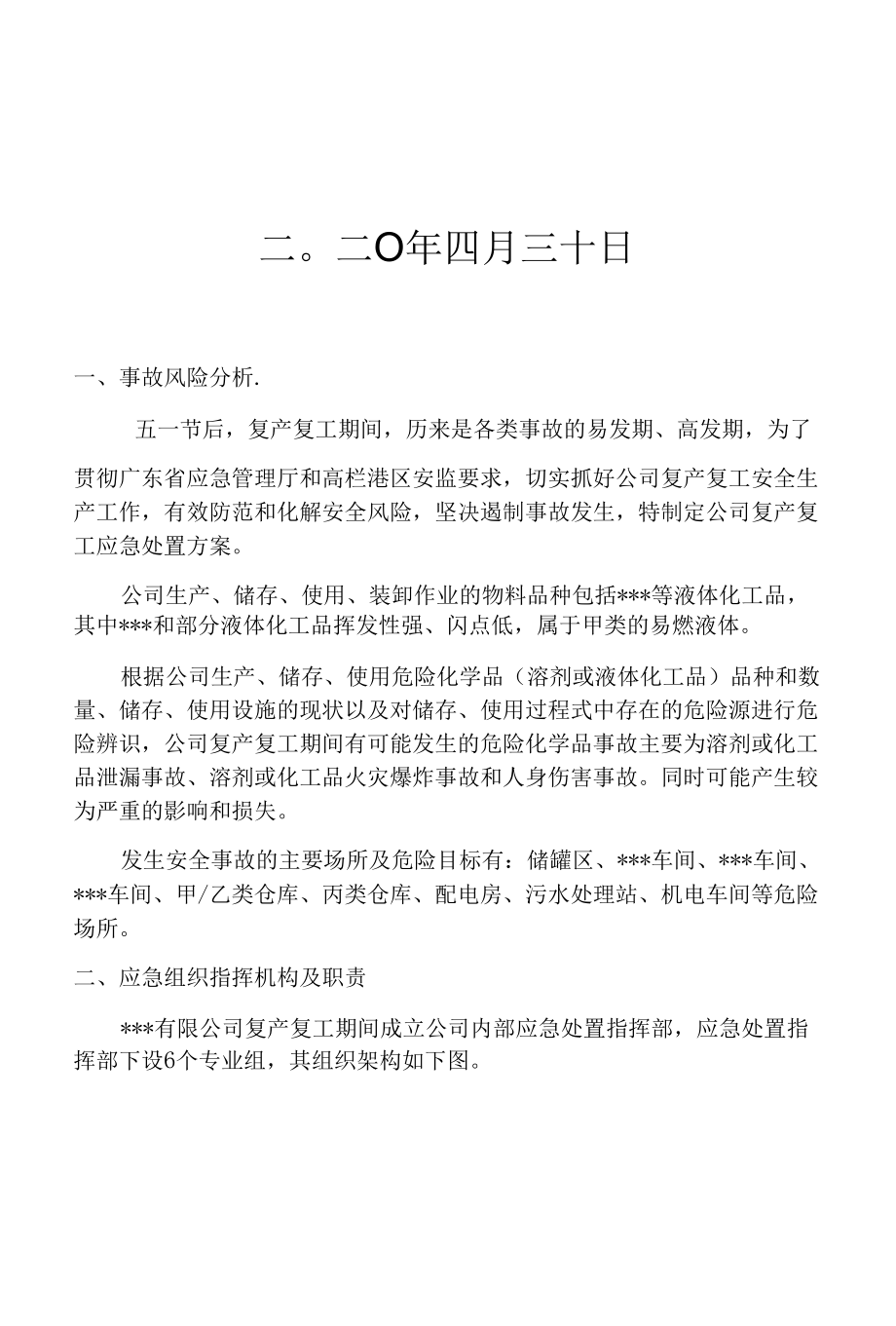 2021年复产复工应急处置方案.docx_第2页