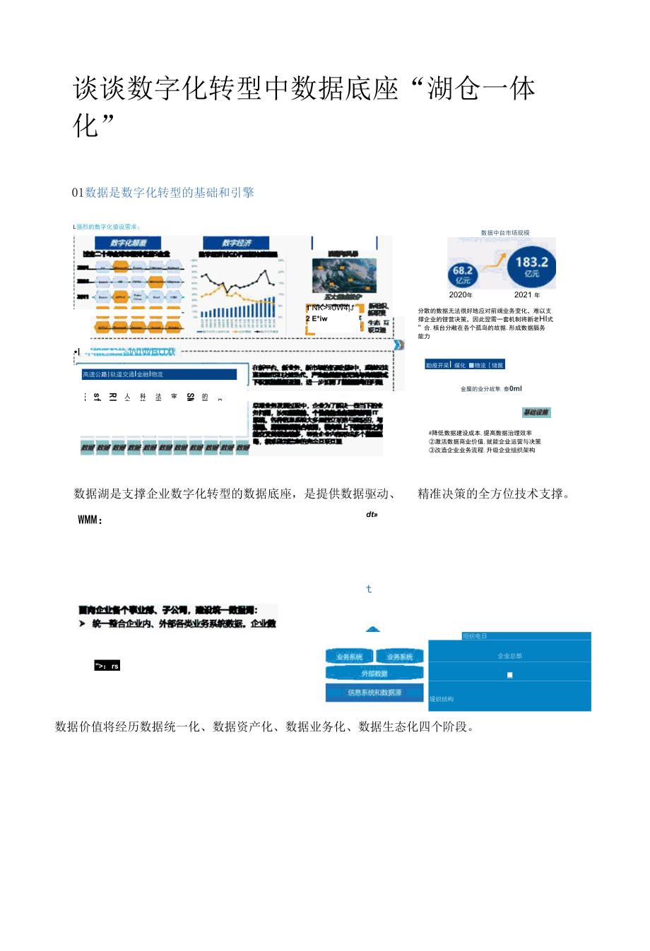 谈谈数字化转型中数据底座.docx_第1页