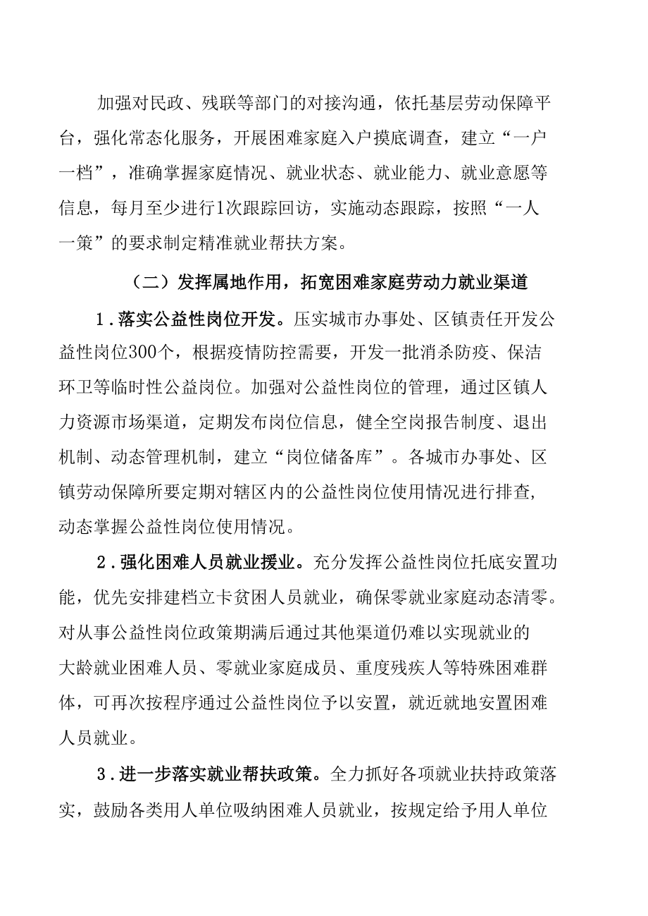 XX市就业精准扶贫工作方案（两篇）.docx_第2页