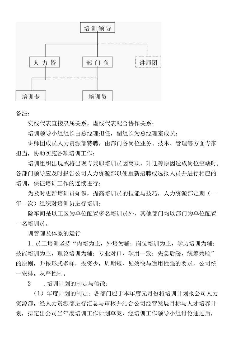 公司培训工作报告与培训管理体系构建方案.docx_第3页