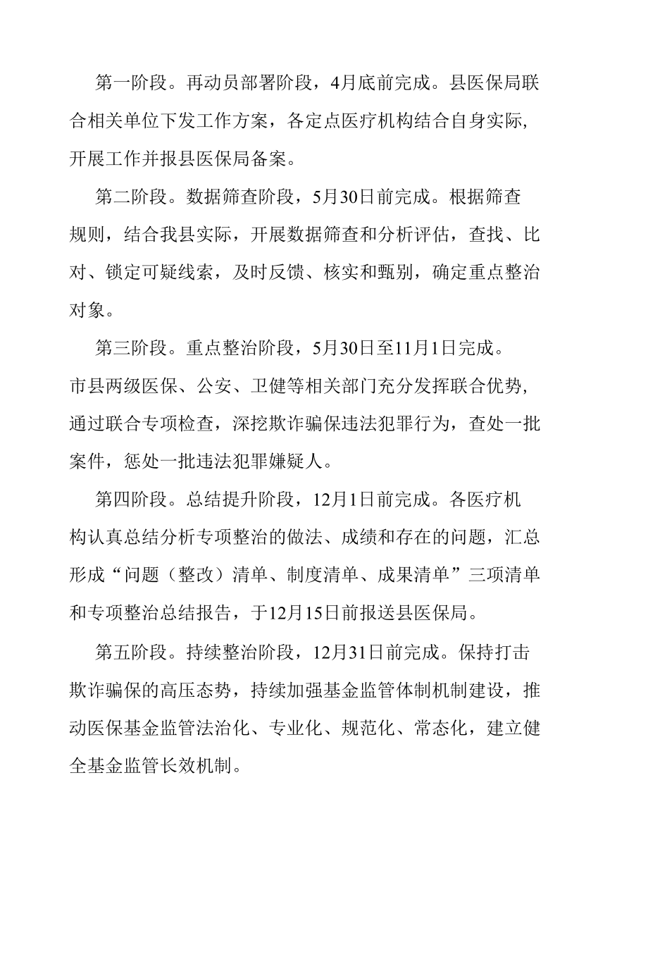 XX县2022年打击诈骗医保基金专项整治行动方案.docx_第3页