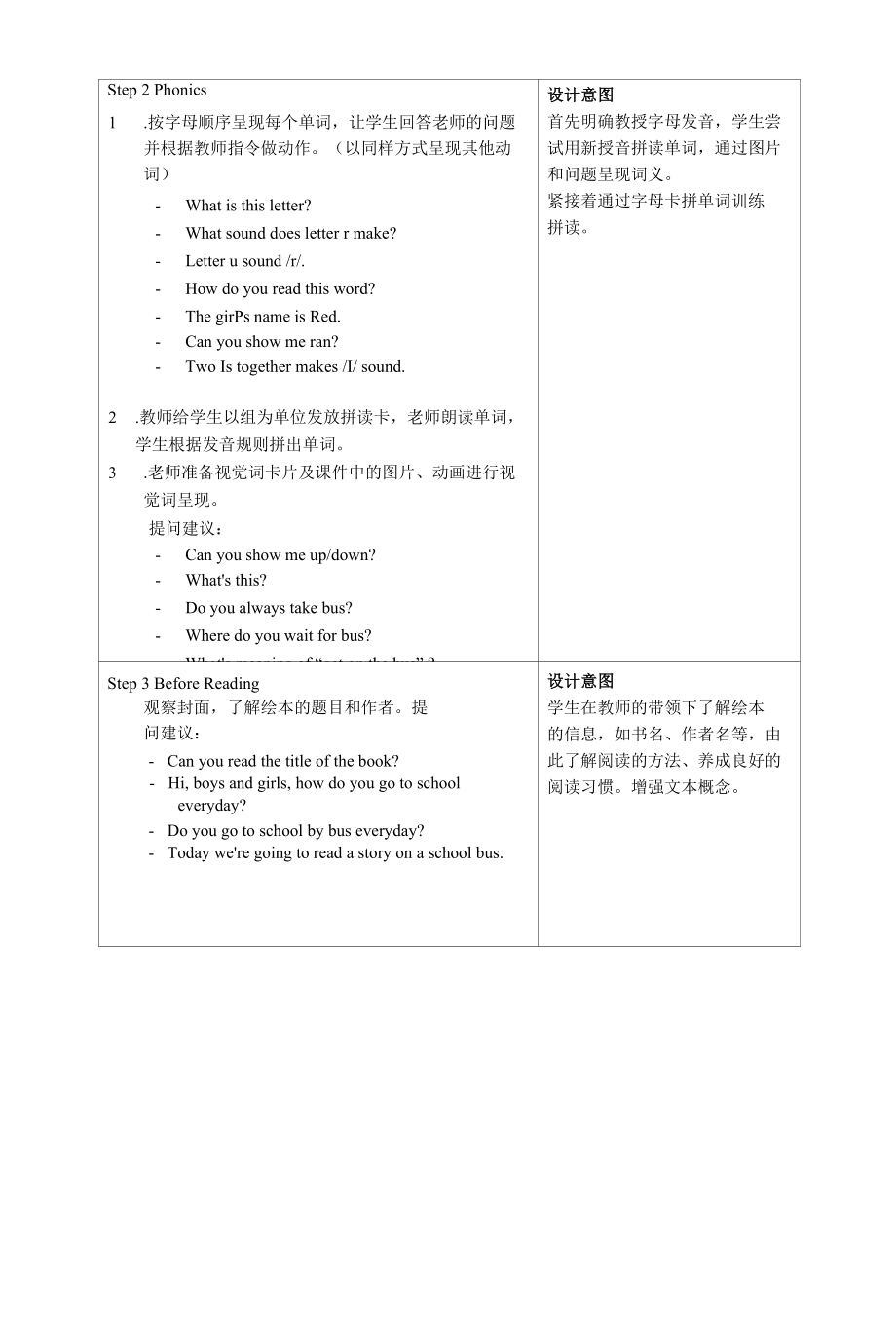 丽声我的第一套自然拼读故事书第三级GoBus校车出发吧！教案.docx_第2页