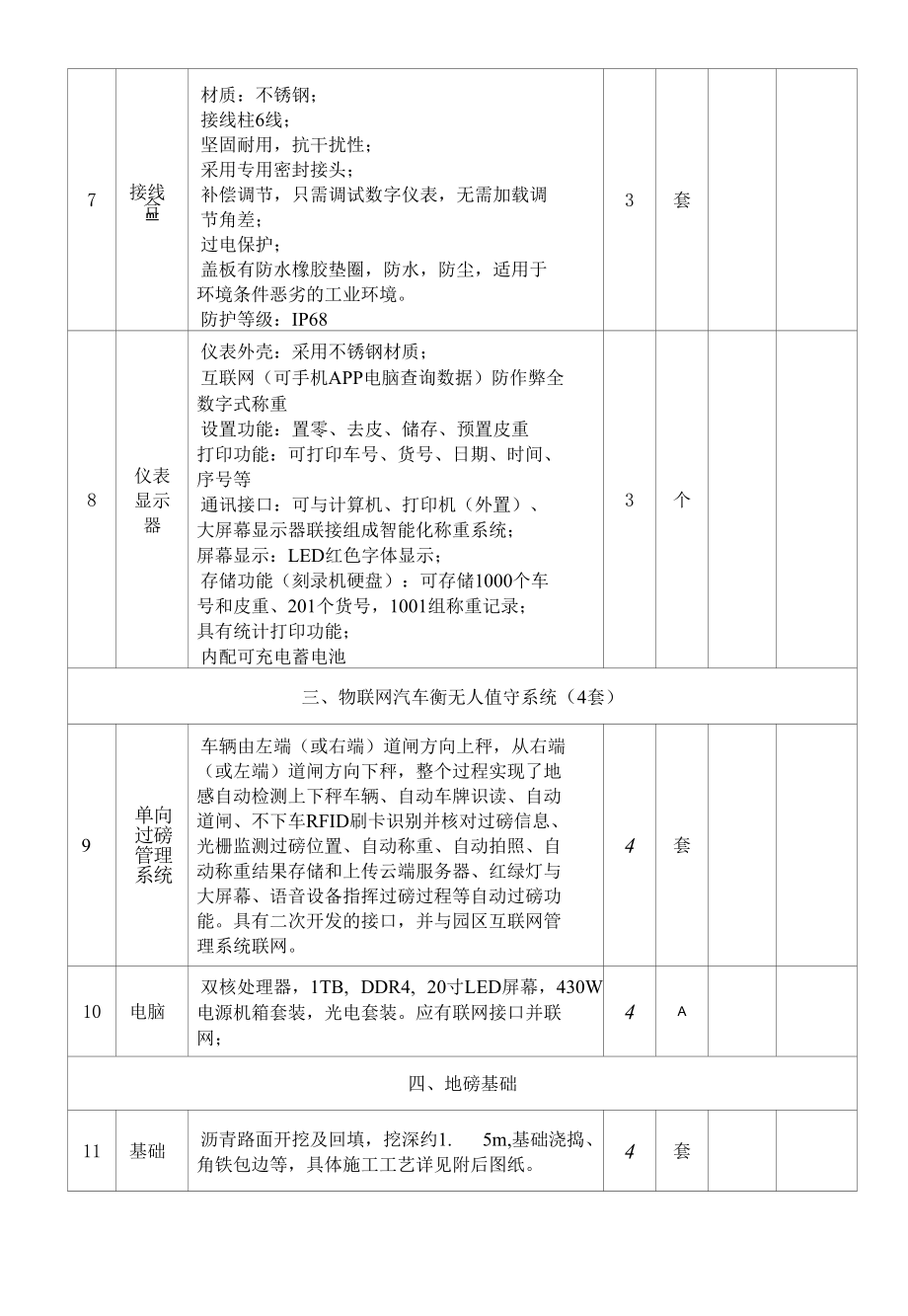 产业集聚园区开发有限公司联网电子汽车衡及联网小型地磅项目报价单及合同.docx_第3页