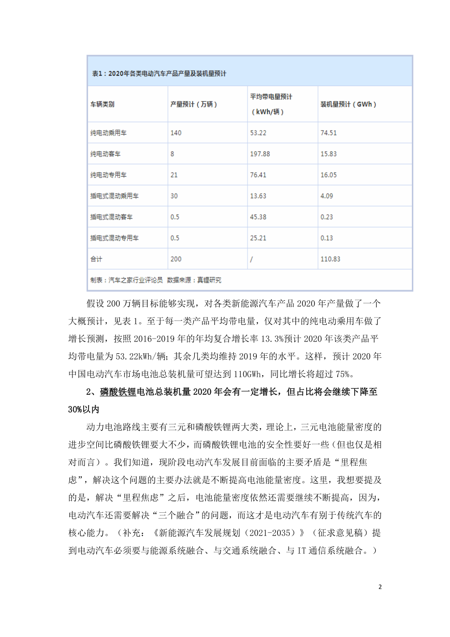 动力电池发展四大趋势磷酸铁锂占比将降至30%以内.doc_第2页