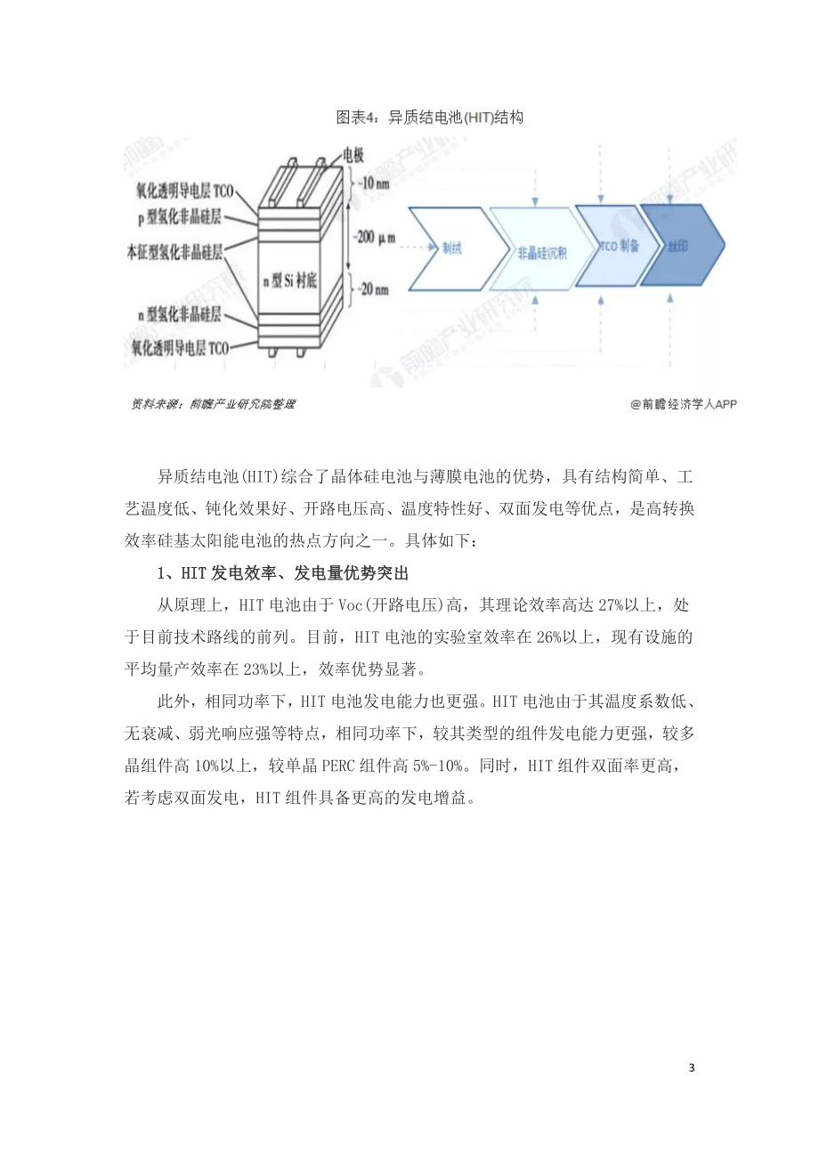 异质结电池HJT发展概况2020年或将迎HJT产业元年.doc_第3页