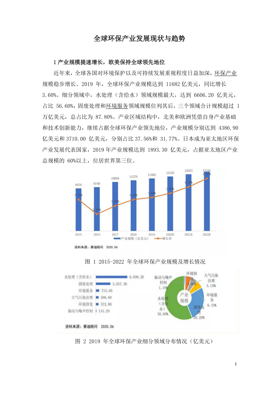 全球环保产业发展现状与趋势.doc_第1页