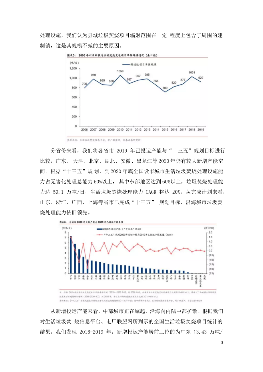 垃圾焚烧发电行业“十三五”市场规模和“十四五”发展趋势.doc_第3页