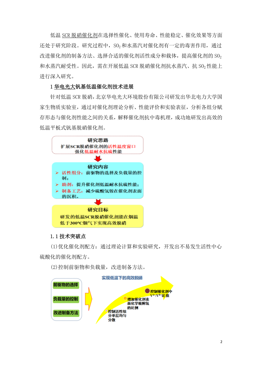 低温SCR脱硝催化剂的研究进展.doc_第2页