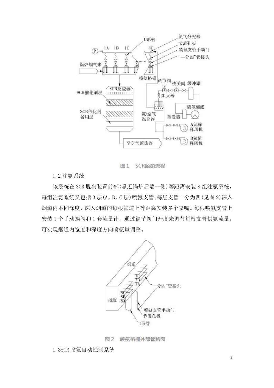 火电厂SCR脱硝系统故障分析及处理措施.doc_第2页