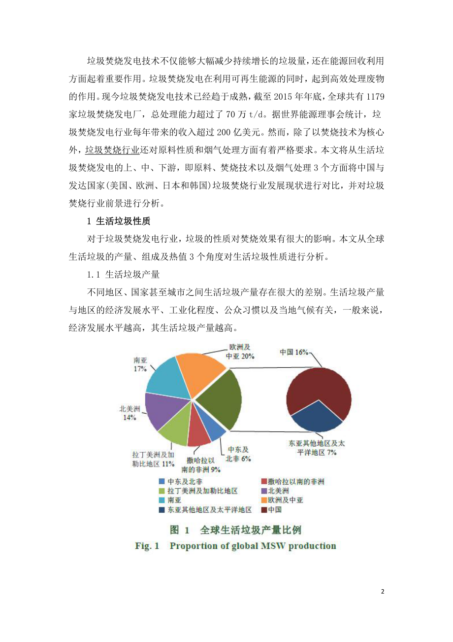 国内外生活垃圾焚烧发电及烟气控制技术比较分析.doc_第2页