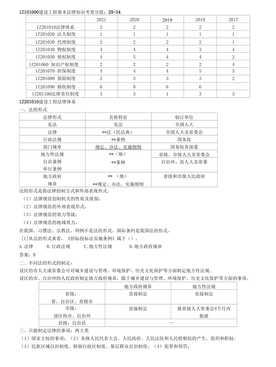 2022年一级建造师《建设工程法规及相关知识》精讲讲义.docx_第1页